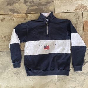 VINTAGE LOS ANGELES 1984 ZIP UP SWEATER